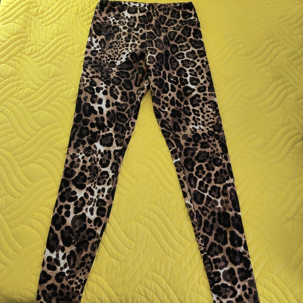 Express Leopard Print Leggings Size XS